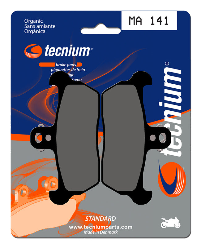 Pastillas de freno Tecnium MA141 Orgánicas TECNIUM MA141