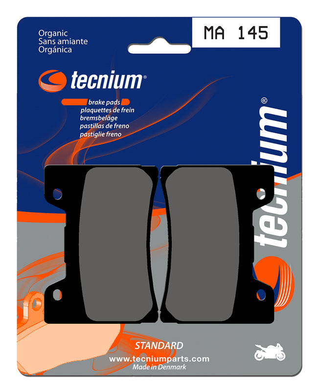 Pastillas de freno Tecnium MA145 Orgánicas TECNIUM MA145