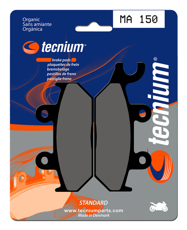 Pastillas de freno Tecnium MA150 Orgánicas TECNIUM MA150