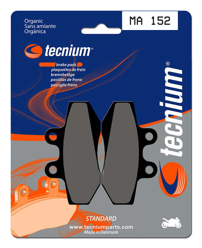 Pastillas de freno Tecnium MA152 Orgánicas TECNIUM MA152