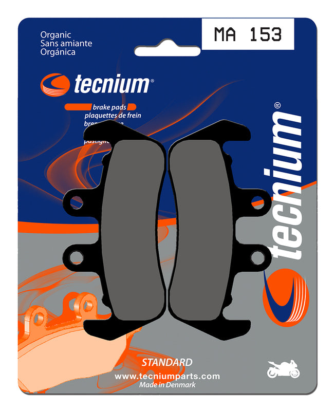 Pastillas de freno Tecnium MA153 Orgánicas TECNIUM MA153