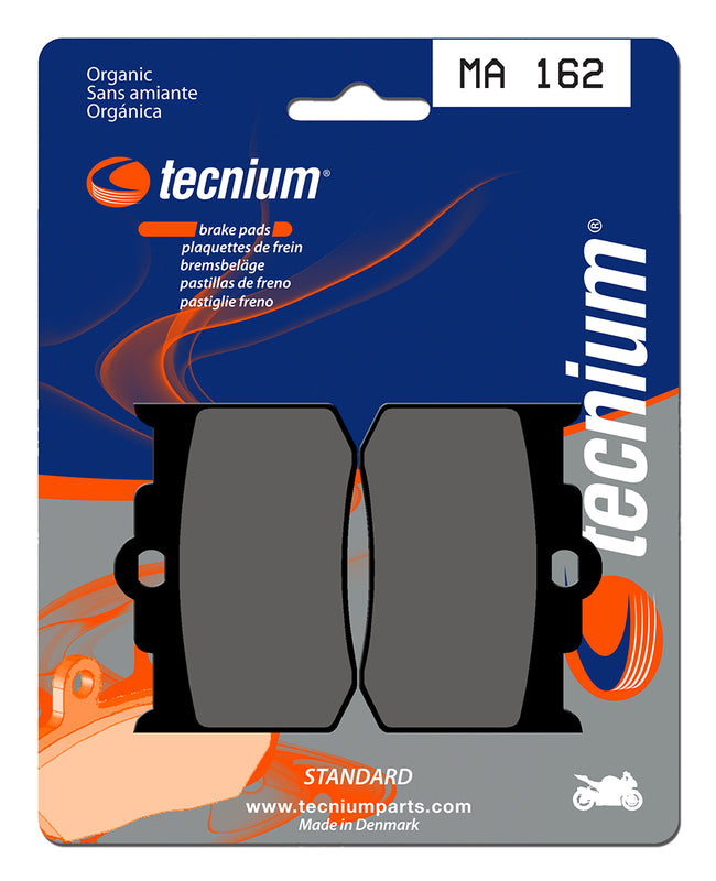 Pastillas de freno Tecnium MA162 Orgánicas TECNIUM MA162