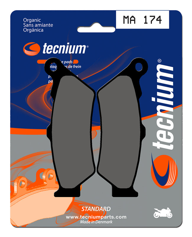 Pastillas de freno Tecnium MA174 Orgánicas TECNIUM MA174