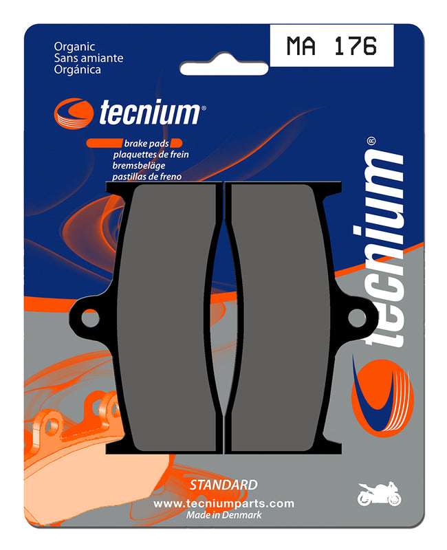 Pastillas de freno Tecnium MA176 Orgánicas TECNIUM MA176