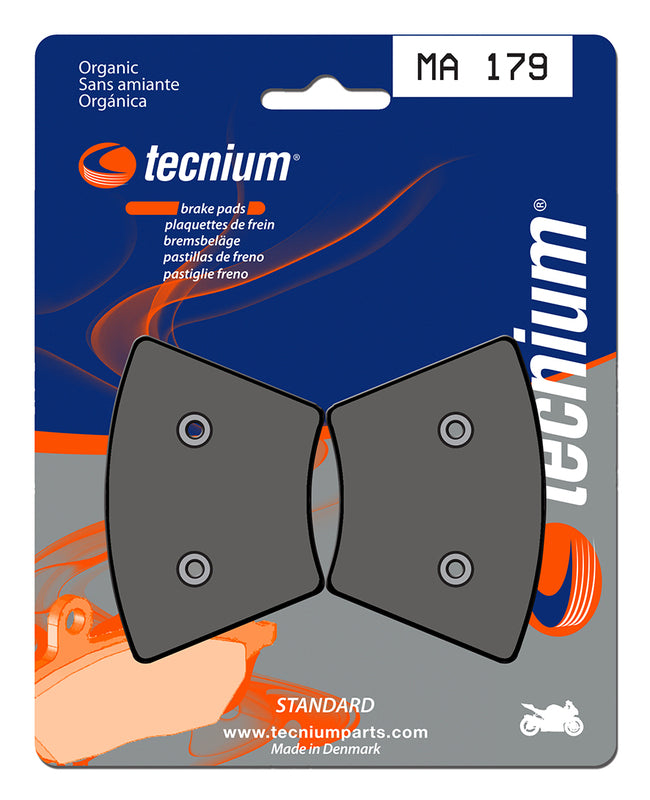 Pastillas de freno Tecnium MA179 Orgánicas TECNIUM MA179