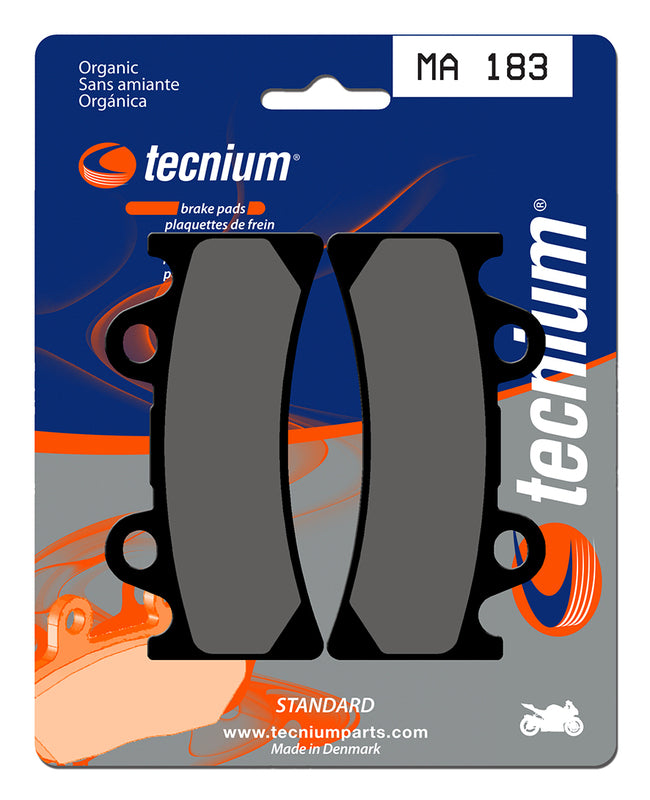 Pastillas de freno Tecnium MA183 Orgánicas TECNIUM MA183