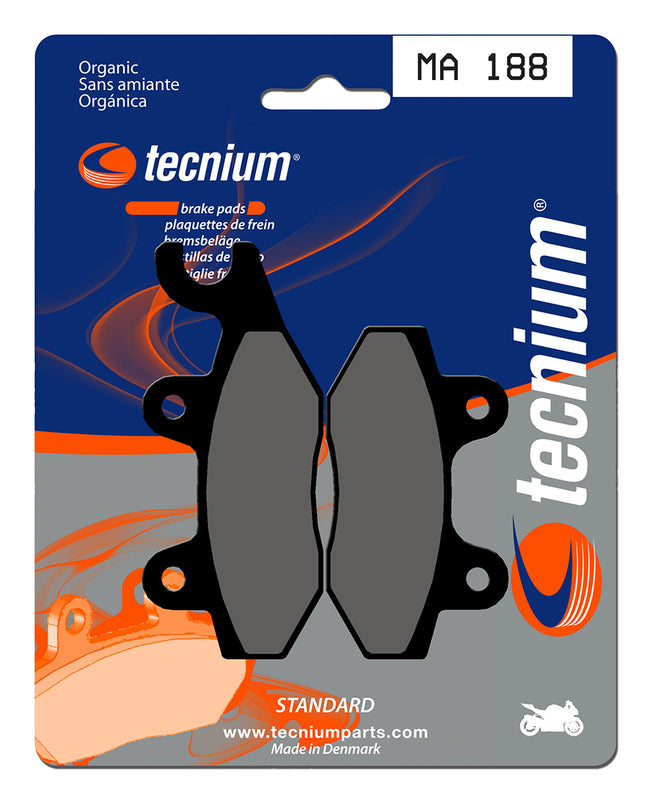 Pastillas de freno Tecnium MA188 Orgánicas TECNIUM MA188
