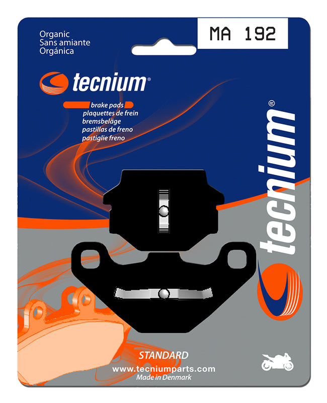 Pastillas de freno Tecnium MA192 Orgánicas TECNIUM MA192