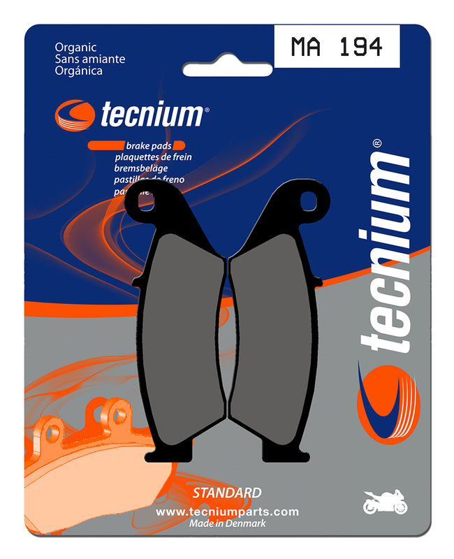 Pastillas de freno Tecnium MA194 Orgánicas TECNIUM MA194