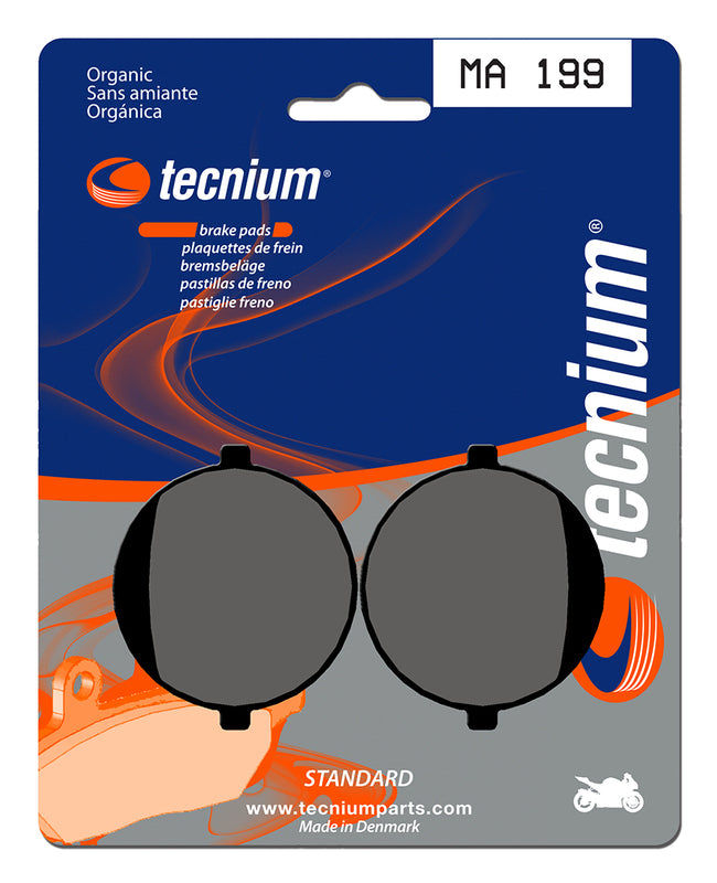 Pastillas de freno Tecnium MA199 Orgánicas TECNIUM MA199