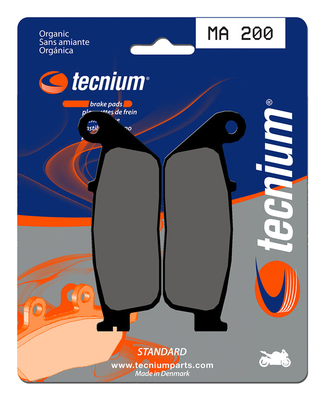 Pastillas de freno Tecnium MA200 Orgánicas TECNIUM MA200