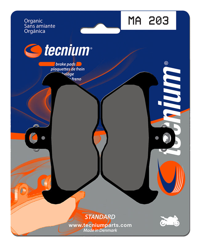 Pastillas de freno Tecnium MA203 Orgánicas TECNIUM MA203