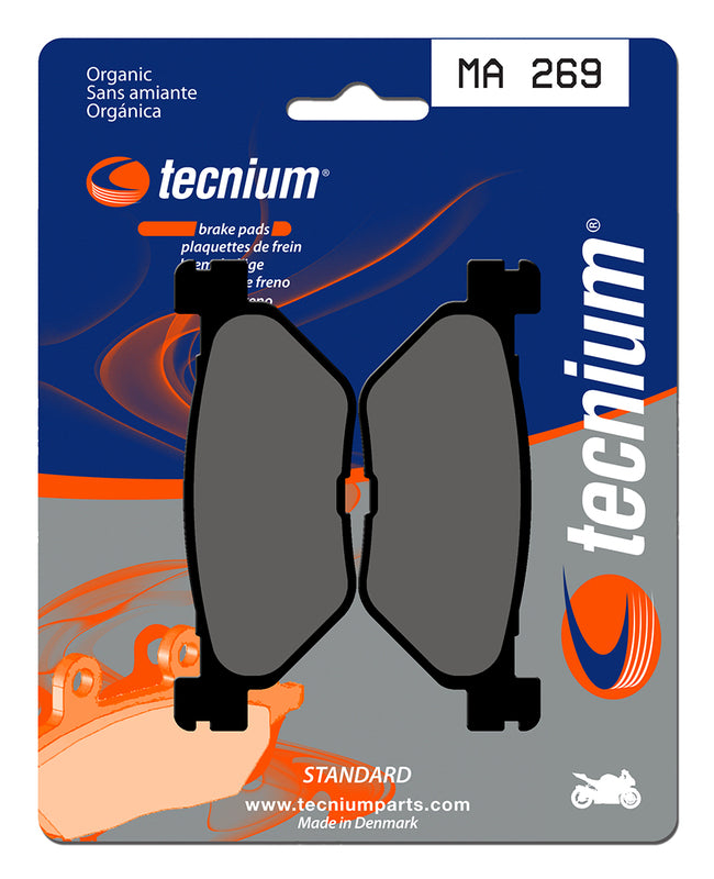 Pastillas de freno Tecnium MA269 Orgánicas TECNIUM MA269