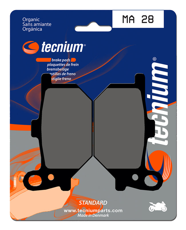 Pastillas de freno Tecnium MA28 Orgánicas TECNIUM MA28