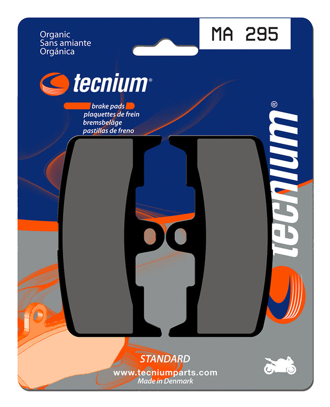 Pastillas de freno Tecnium MA295 Orgánicas TECNIUM MA295