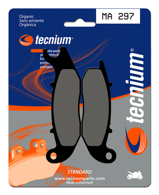 Pastillas de freno Tecnium MA297 Orgánicas TECNIUM MA297