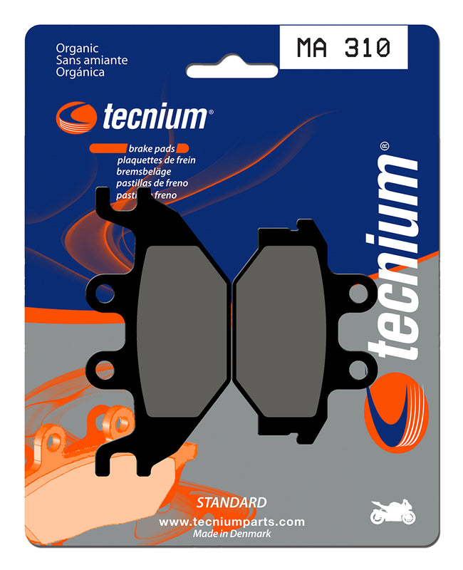 Pastillas de freno Tecnium MA310 Orgánicas TECNIUM MA310