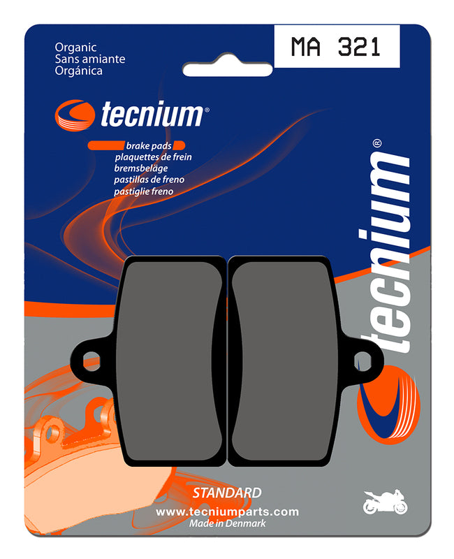 Pastillas de freno Tecnium MA321 Orgánicas TECNIUM MA321
