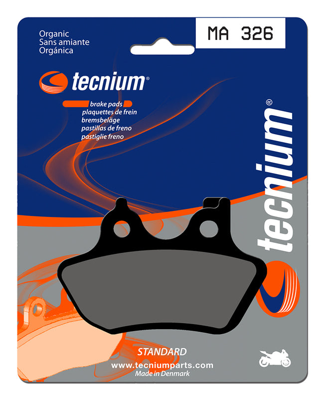 Pastillas de freno Tecnium MA326 Orgánicas TECNIUM MA326