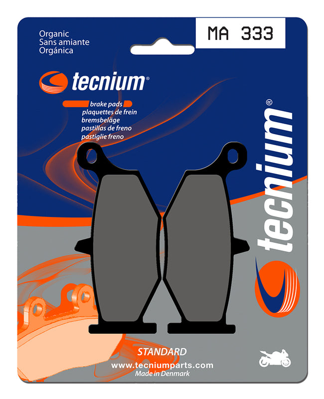 Pastillas de freno Tecnium MA333 Orgánicas TECNIUM MA333