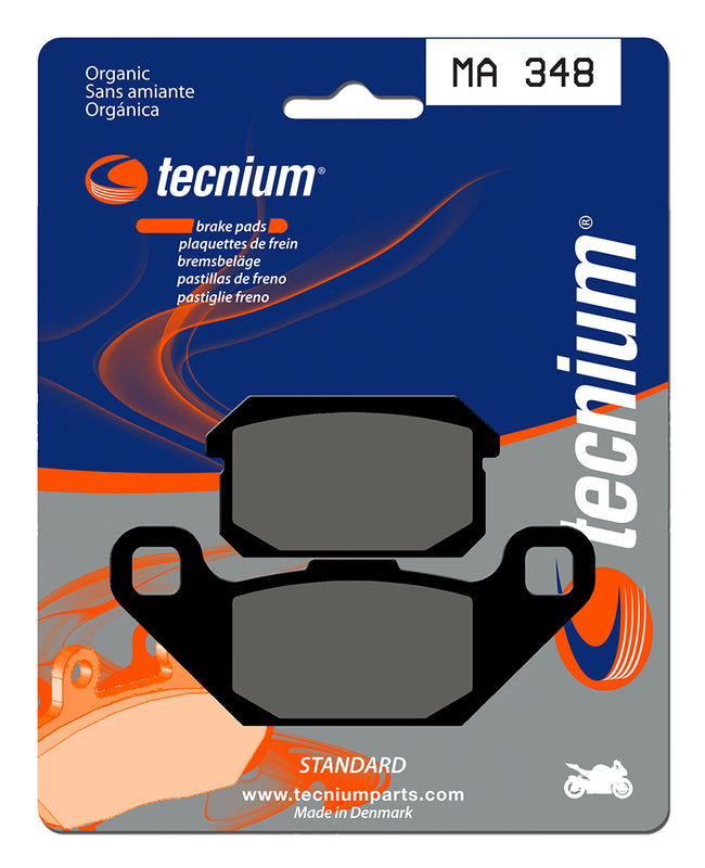 Pastillas de freno Tecnium MA348 Orgánicas TECNIUM MA348