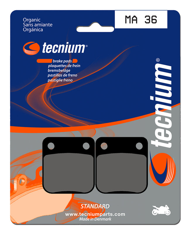 Pastillas de freno Tecnium MA36 Orgánicas TECNIUM MA36