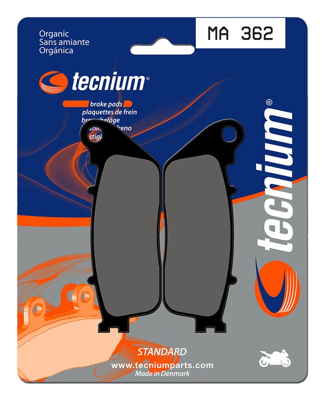 Pastillas de freno Tecnium MA362 Orgánicas TECNIUM MA362