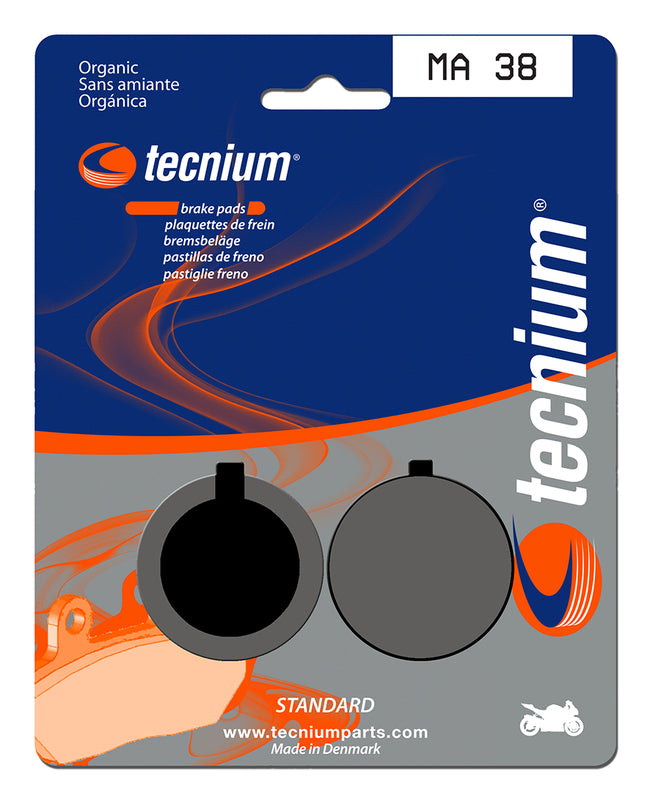Pastillas de freno Tecnium MA38 Orgánicas TECNIUM MA38