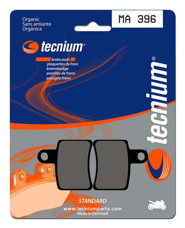 Pastillas de freno Tecnium MA396 Orgánicas TECNIUM MA396