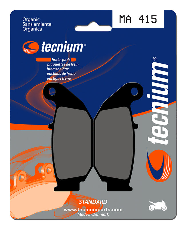 Pastillas de freno Tecnium MA415 Orgánicas TECNIUM MA415