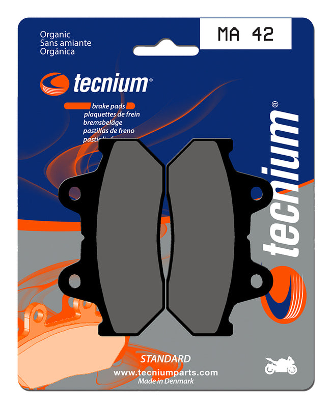 Pastillas de freno Tecnium MA42 Orgánicas TECNIUM MA42