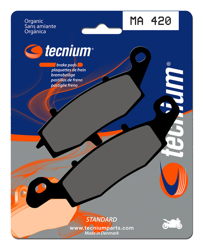 Pastillas de freno Tecnium MA420 Orgánicas TECNIUM MA420
