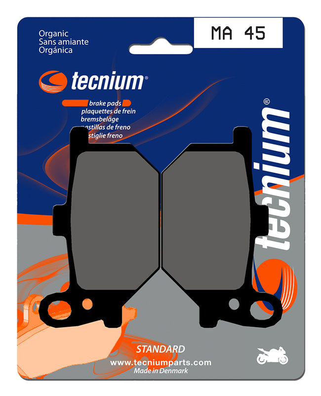 Pastillas de freno Tecnium MA45 Orgánicas TECNIUM MA45