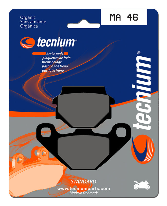 Pastillas de freno Tecnium MA46 Orgánicas TECNIUM MA46