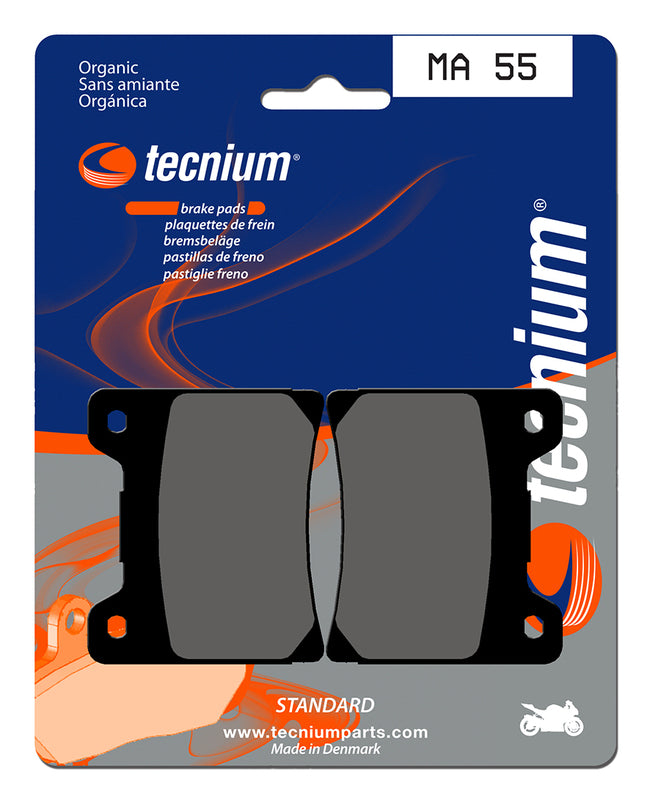 Pastillas de freno Tecnium MA55 Orgánicas TECNIUM MA55