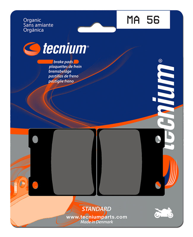 Pastillas de freno Tecnium MA56 Orgánicas TECNIUM MA56