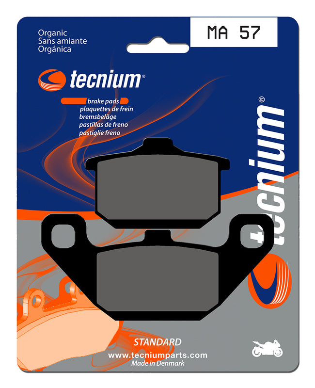 Pastillas de freno Tecnium MA57 Orgánicas TECNIUM MA57