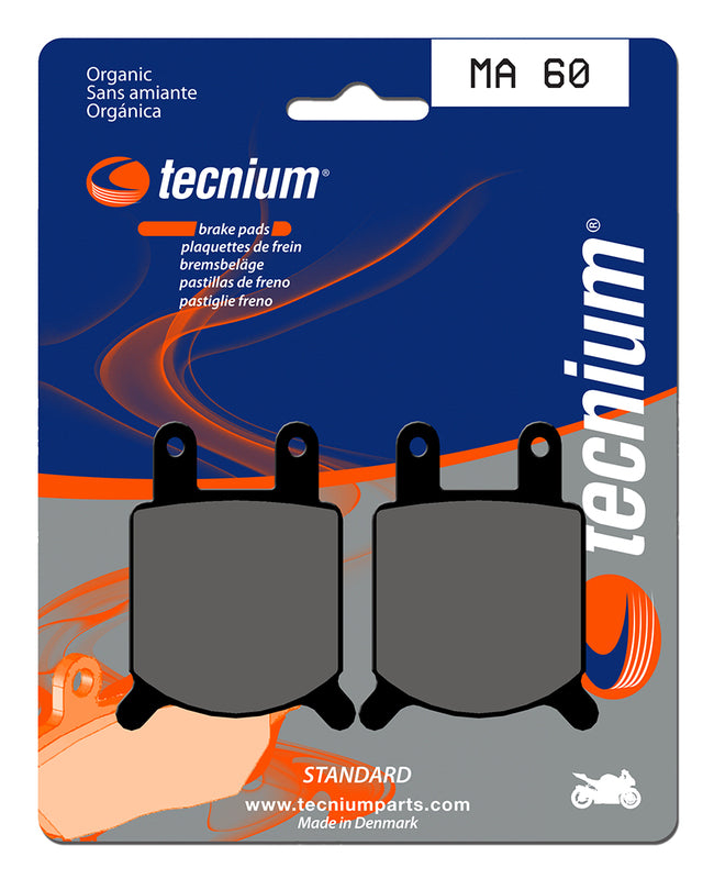 Pastillas de freno Tecnium MA60 Orgánicas TECNIUM MA60