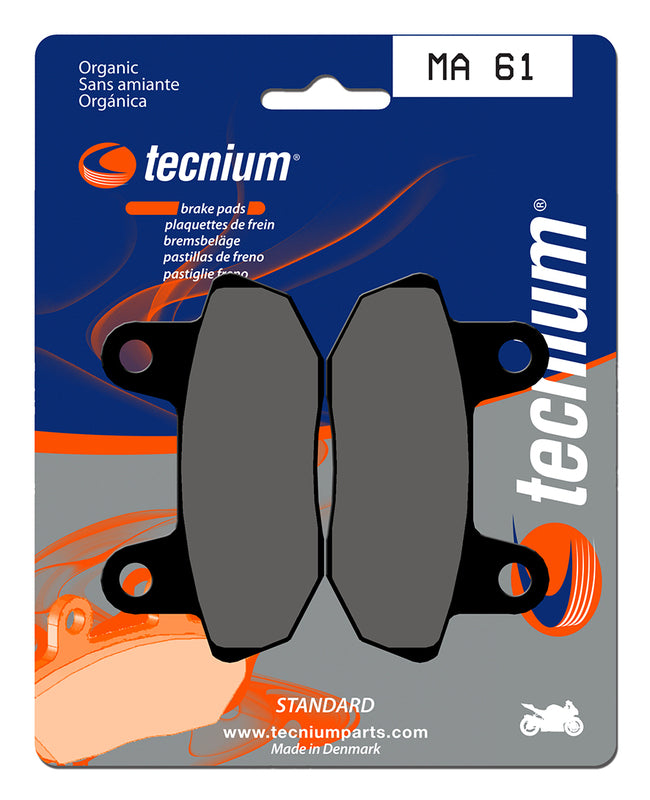 Pastillas de freno Tecnium MA61 Orgánicas TECNIUM MA61