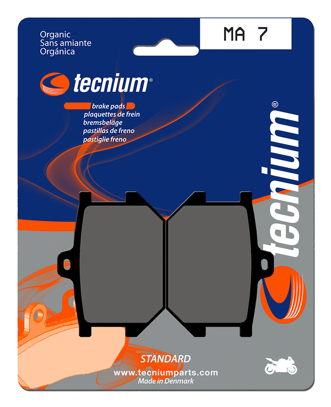 Pastillas de freno Tecnium MA7 Orgánicas TECNIUM MA7