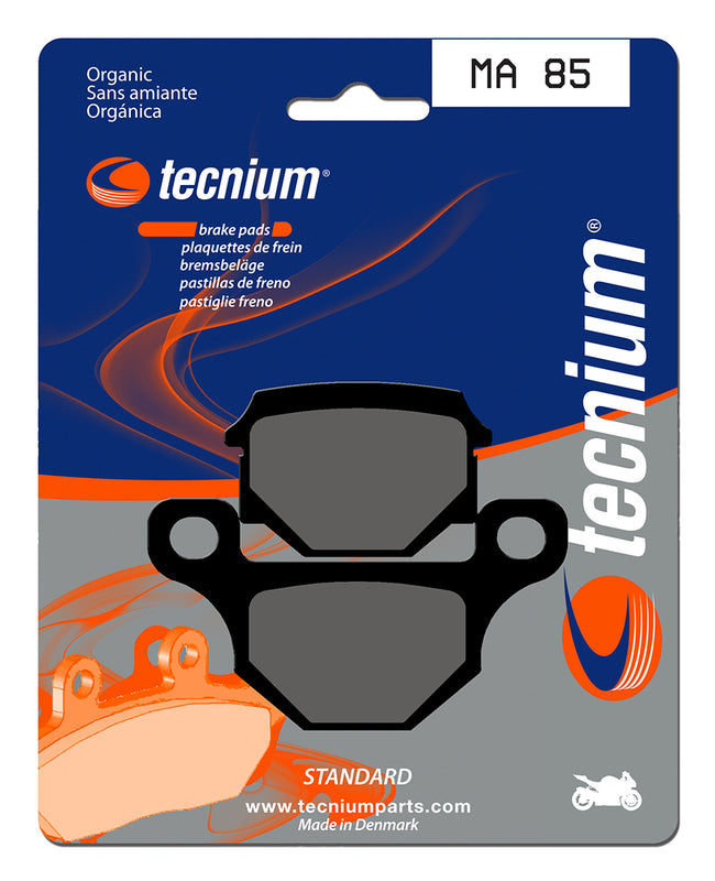Pastillas de freno Tecnium MA85 Orgánicas TECNIUM MA85