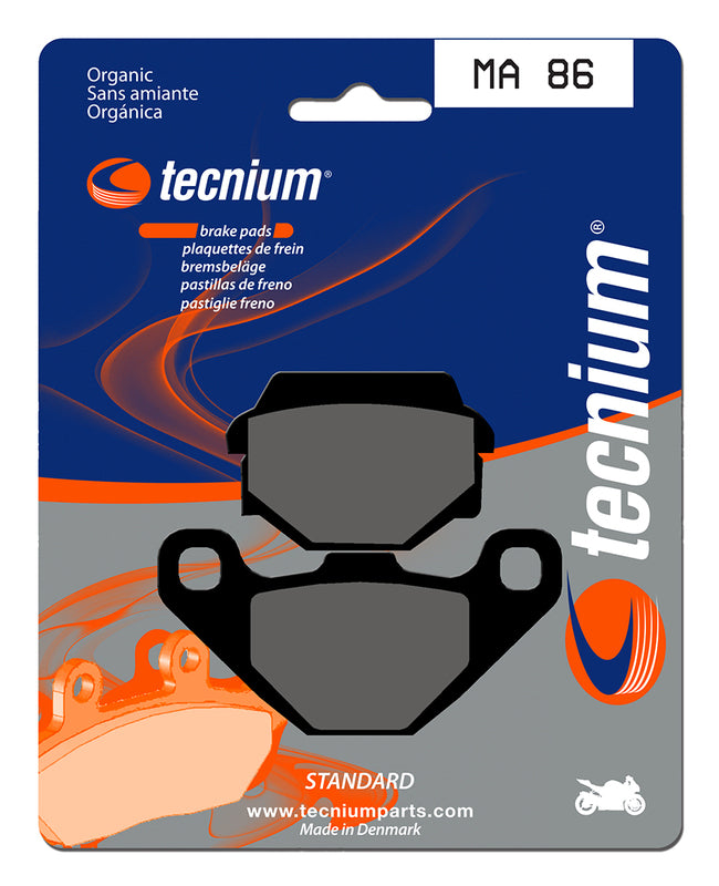 Pastillas de freno Tecnium MA86 Orgánicas TECNIUM MA86