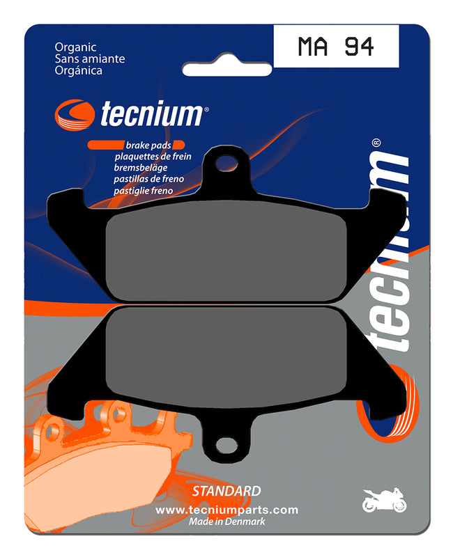 Pastillas de freno Tecnium MA94 Orgánicas TECNIUM MA94