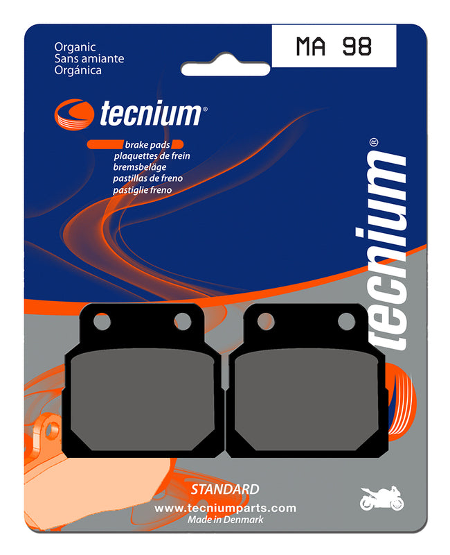 Pastillas de freno Tecnium MA98 Orgánicas TECNIUM MA98