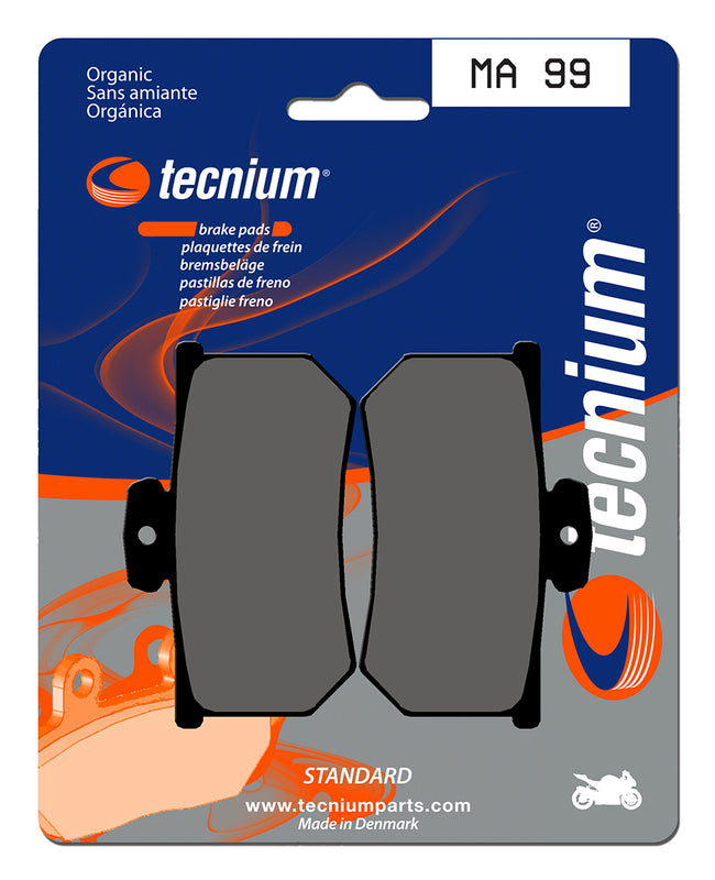 Pastillas de freno Tecnium MA99 Orgánicas TECNIUM MA99