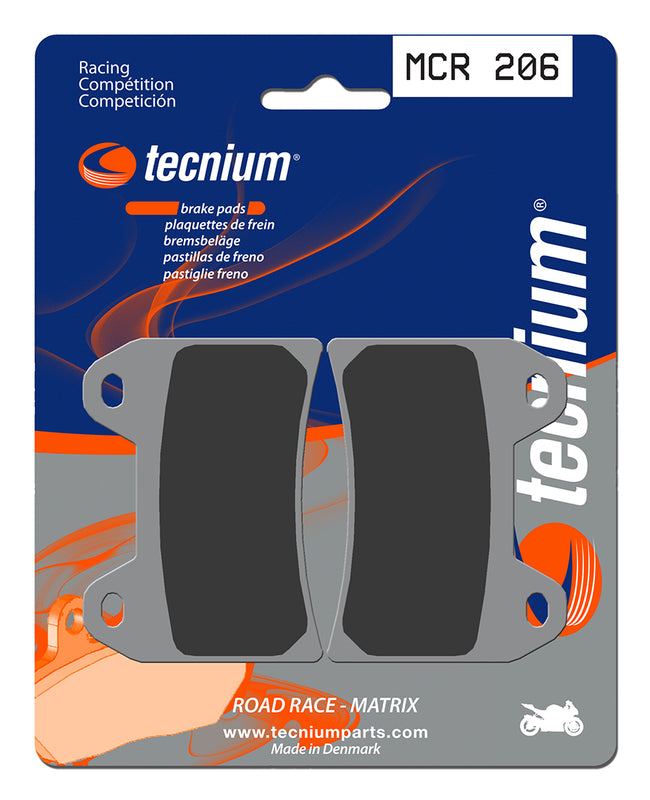 Pastillas de freno Tecnium MCR206 Sinterizadas Carbono TECNIUM MCR206