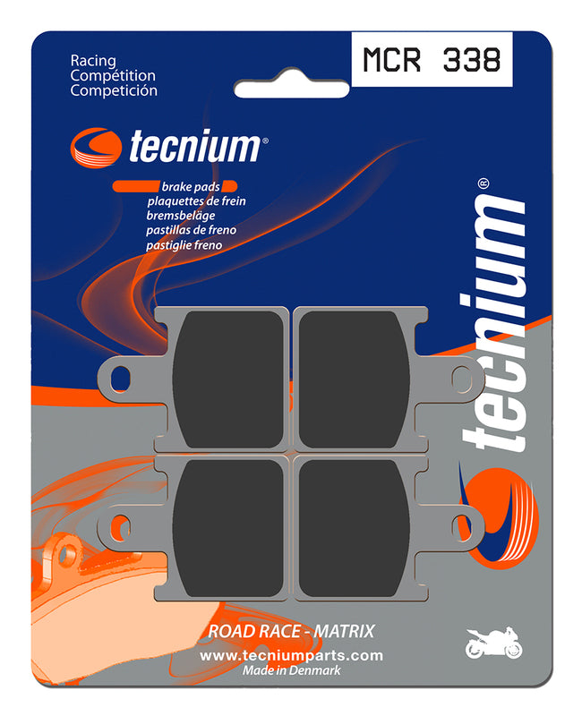 Pastillas de freno Tecnium MCR338 Sinterizadas Carbono TECNIUM MCR338