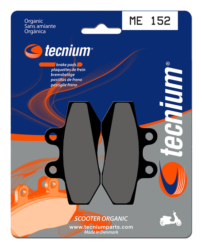 Pastillas de freno Tecnium Scooter orgánicas ME152 TECNIUM ME152