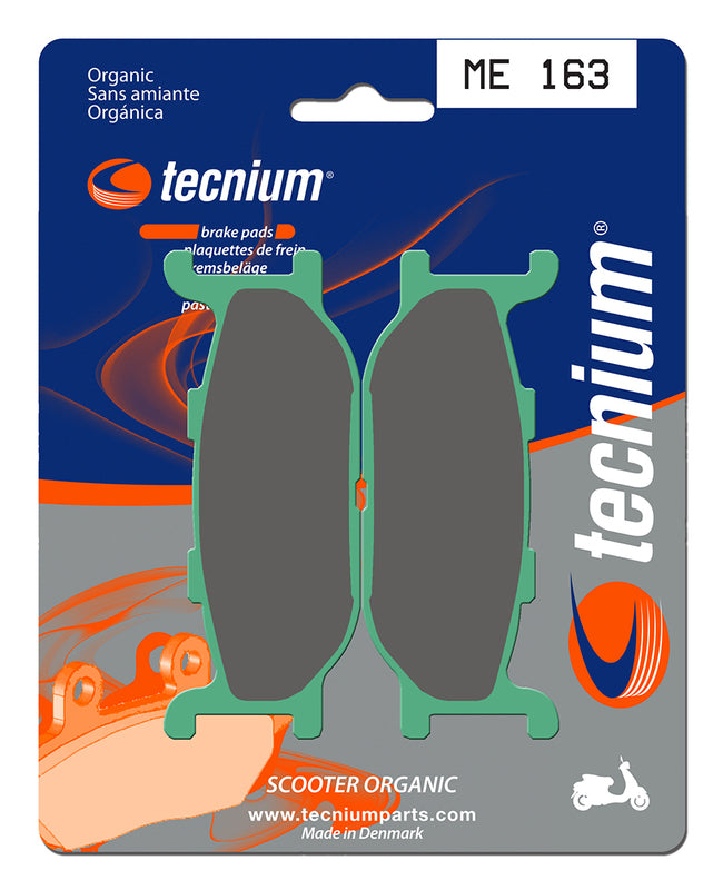 Pastillas de freno Tecnium Scooter orgánicas ME163 TECNIUM ME163