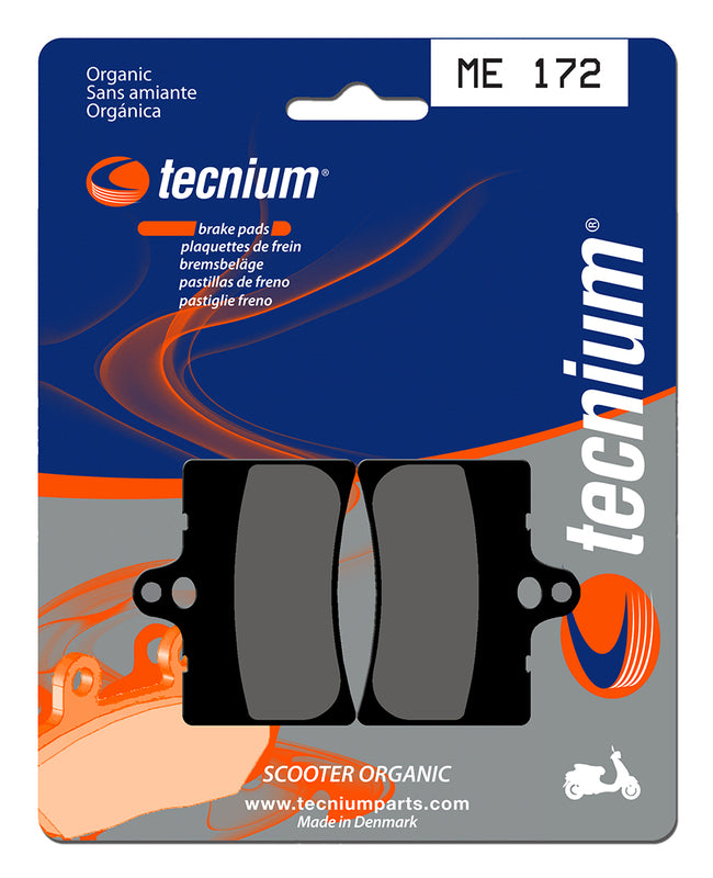 Pastillas de freno Tecnium Scooter orgánicas ME172 TECNIUM ME172